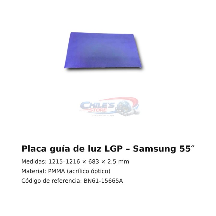 Acrílico LGP Samsung 55NU7100 55″ BN61-15665A | Chile’s Store