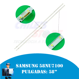 SET SAMSUNG 58NU7100/RU7100