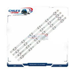 Kit 4 tiras LED LG 49UJ6510 y 49UJ6560 | Chile’s Store