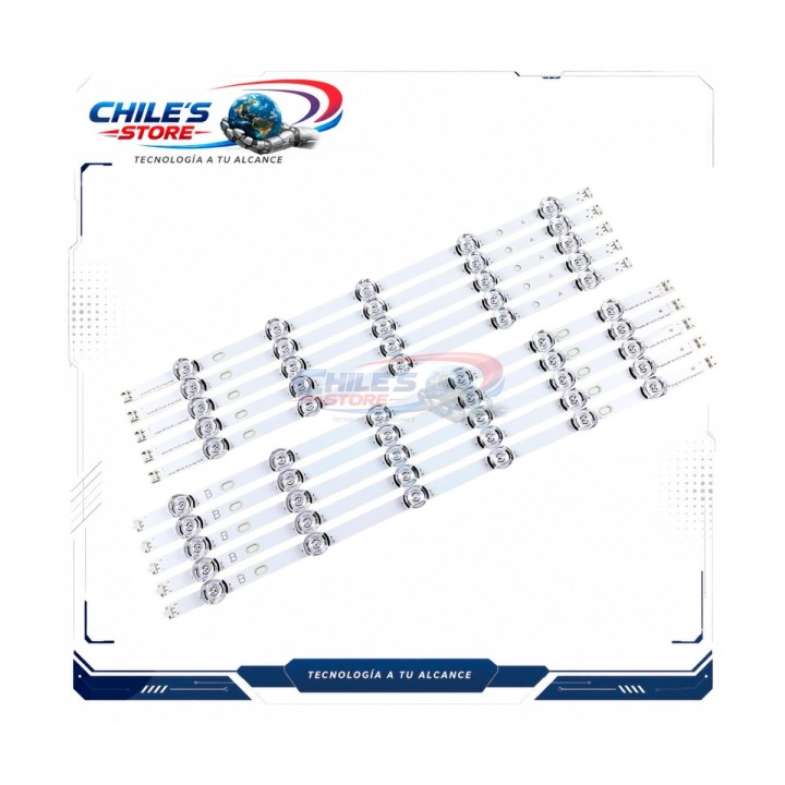 Kit 10 tiras LED LG 55LB y 55LF 55″ | Chile’s Store