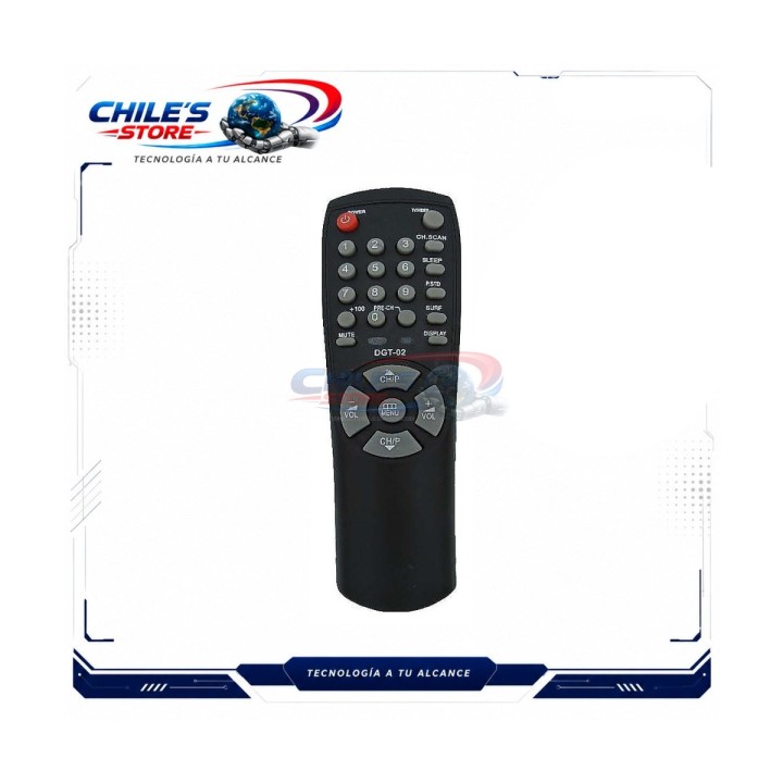 Control remoto compatible con TV Samsung – DGT-02 | Chile's Store