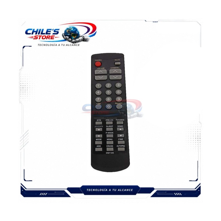 Control remoto compatible con TV Samsung / IRT – DGT-04 | Chile's Store