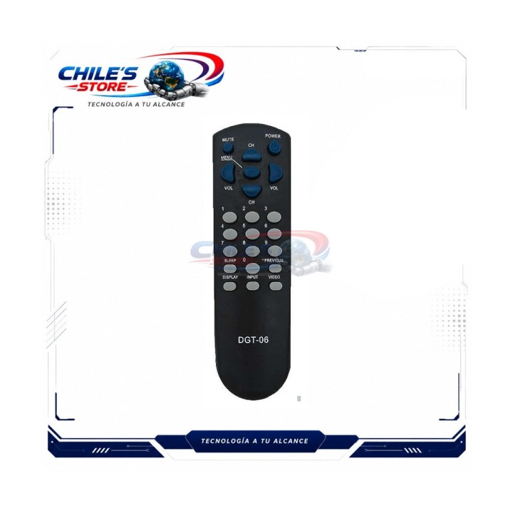 Control remoto compatible con TV Daewoo – DGT-06 |  Chile's Store