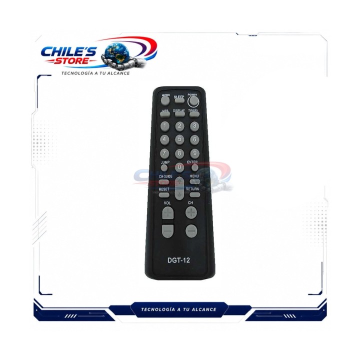 Control remoto compatible con TV Sony – DGT-12 | Chile's Store